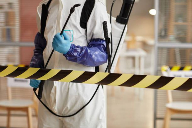 Professional Biohazard Cleanup technician working in Cape Canaveral, FL